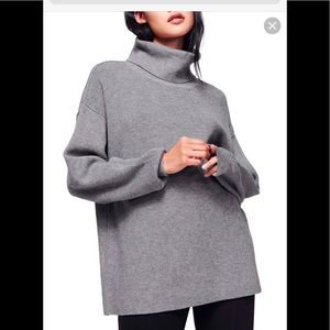 Free People Softly Structured Tunic Turtleneck